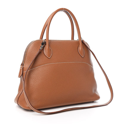 Hermes Taurillon Clemence Bolide 31 Gold 3 of 9