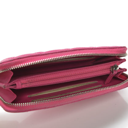 Chanel Caviar Quilted Small Zip Around Wallet Pink 5 of 11