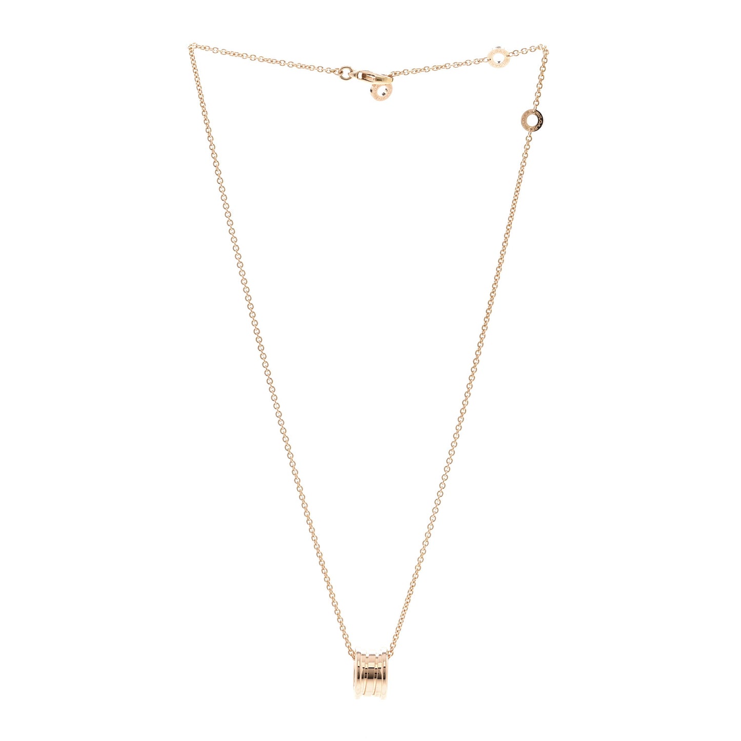 18K Rose Gold B.Zero1 Pendant Necklace