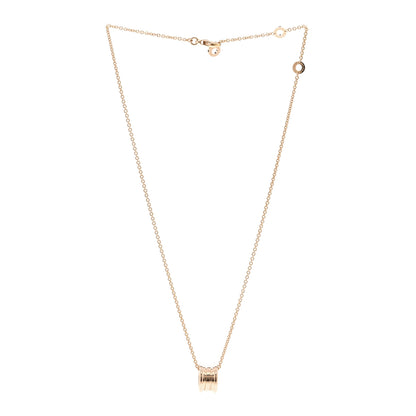 Bulgari 18K Rose Gold B.Zero1 Pendant Necklace 3 of 5