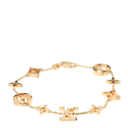 Louis Vuitton 18K Yellow Gold Monogram Bracelet 1 of 5