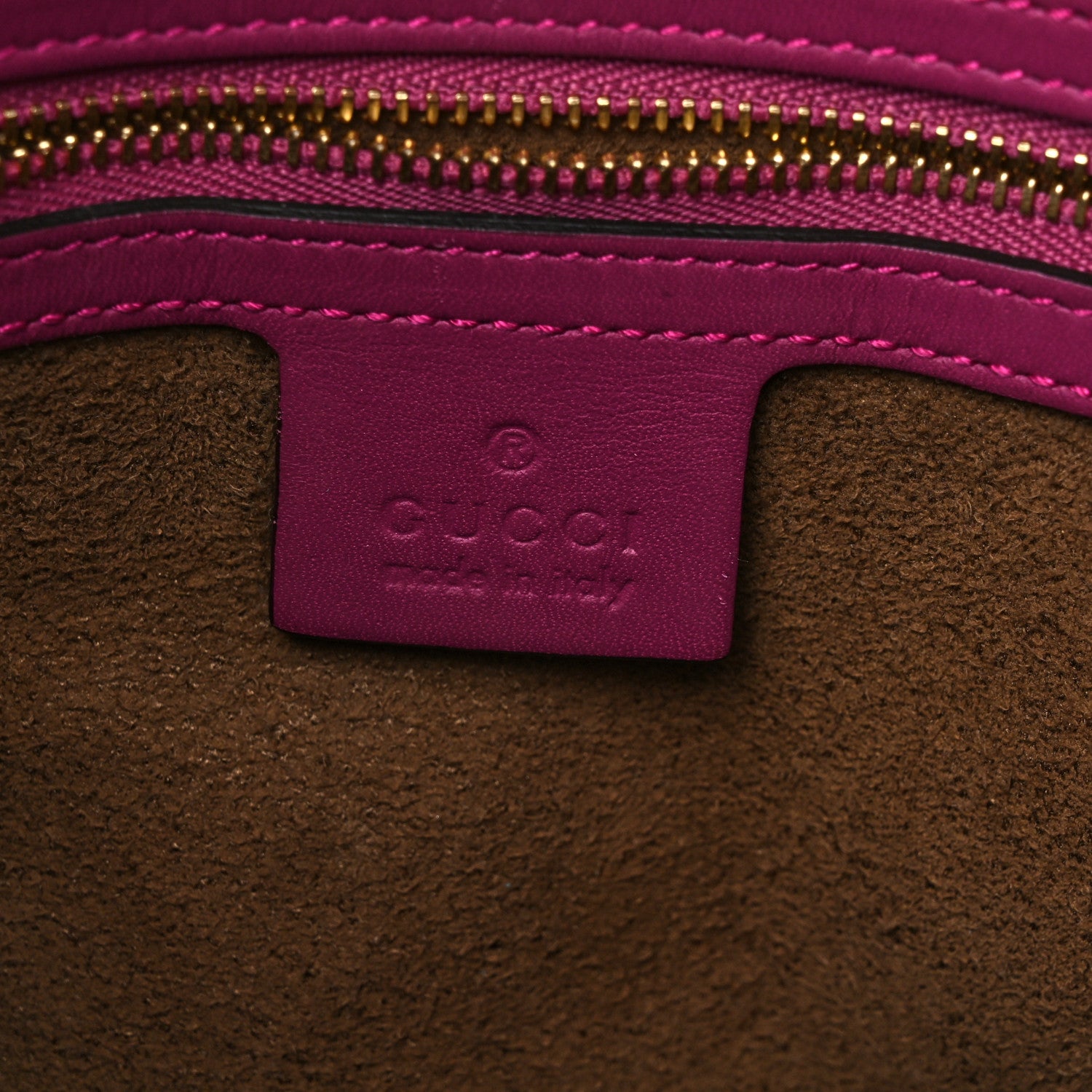 Gucci GG Supreme Monogram Linea A Foldover Tote Beige Hibiscus Red New Rosette 6 of 10