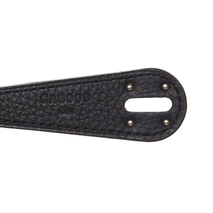 Hermes Taurillon Clemence Lindy 26 Black 9 of 10