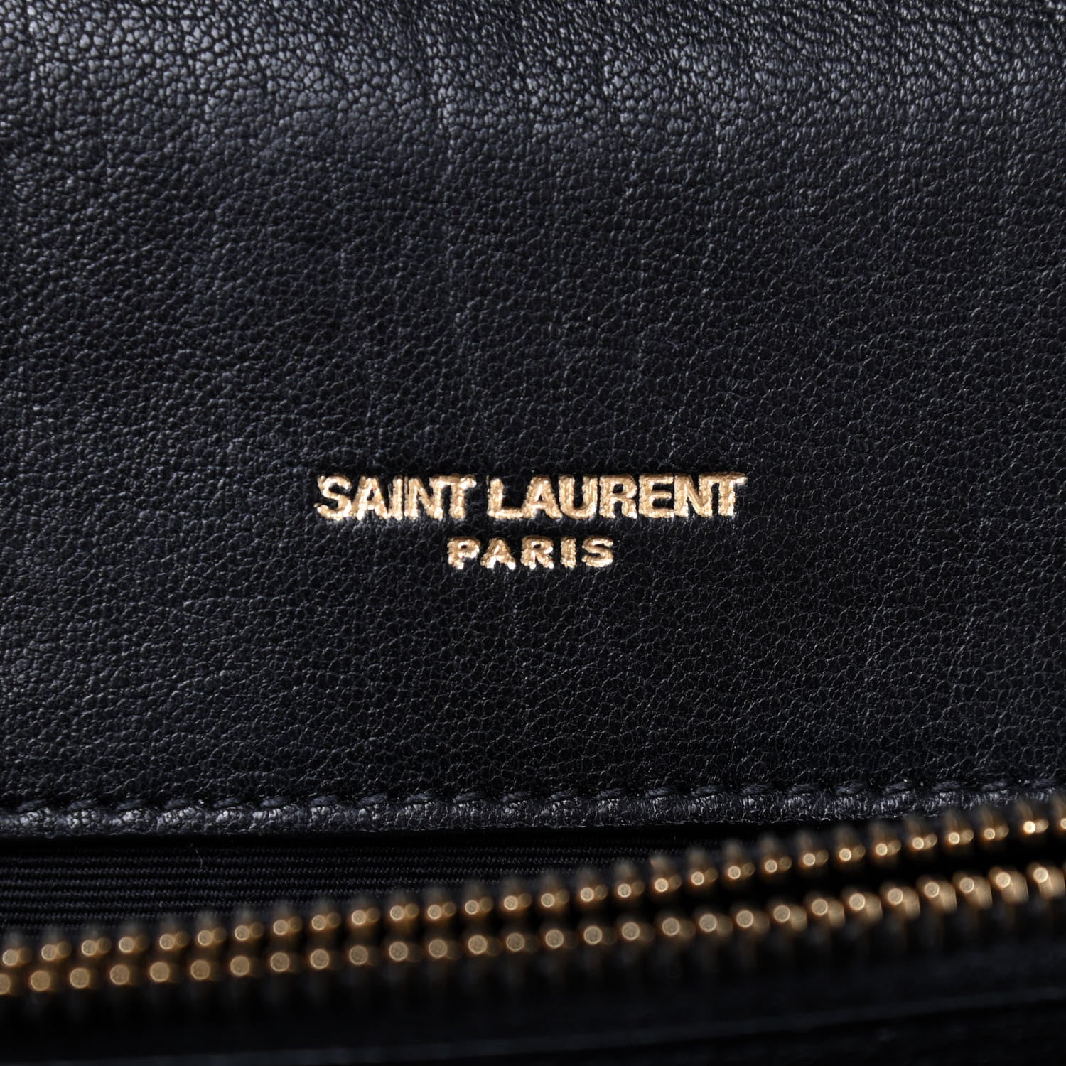 Saint Laurent Sheepskin Matelasse Chevron Monogram Large College Satchel Black 8 of 9
