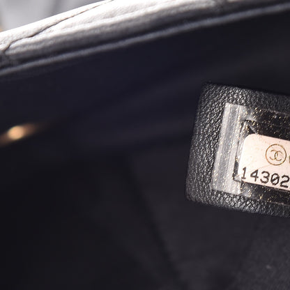 Chanel Lambskin Quilted Medium Cruise Charm Single Flap Black 7 of 18