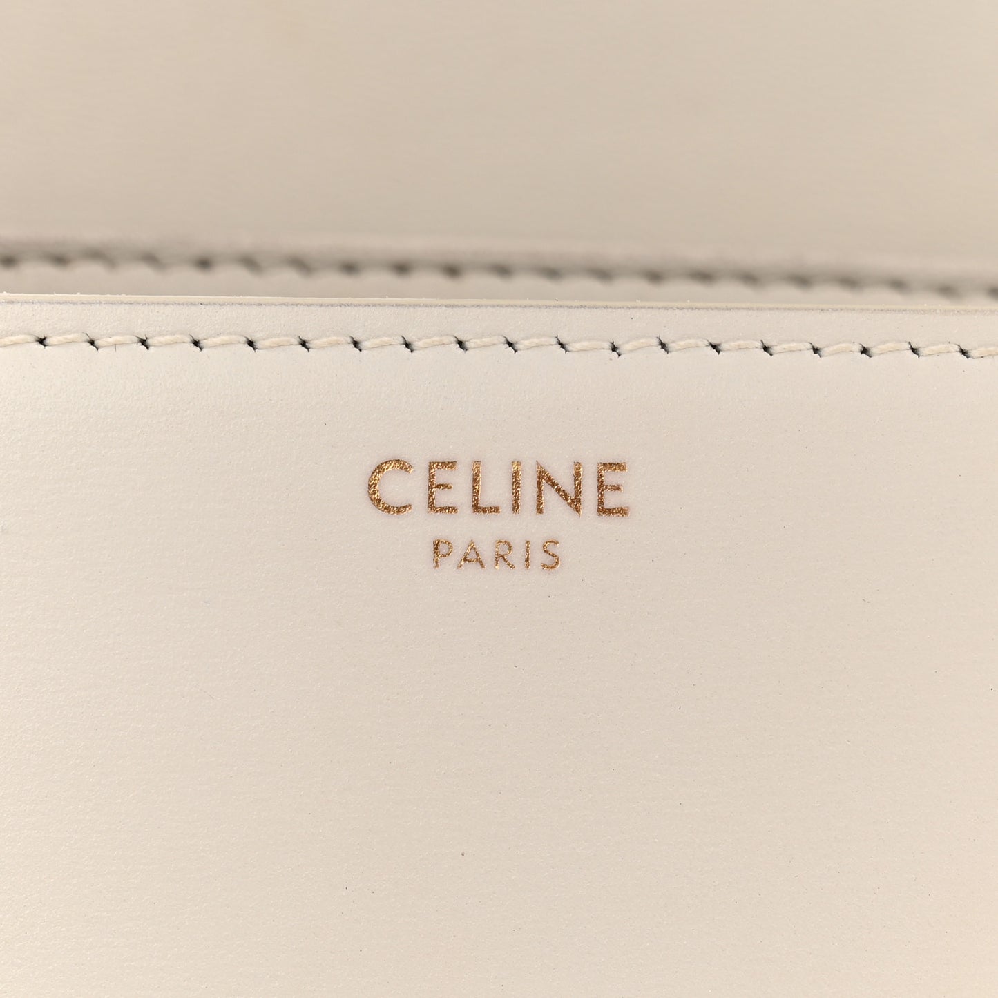 Shiny Calfskin Teen Triomphe Arctic White