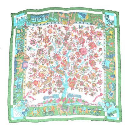 Hermes Mousseline Silk Fantaisies Indiennes Shawl 140 1 of 6
