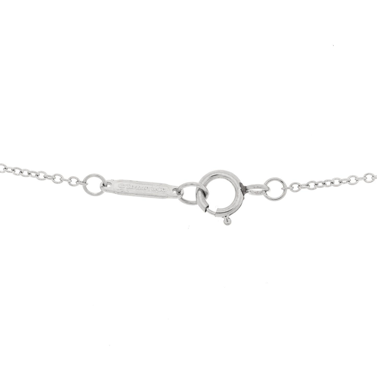 Platinum Diamond Pink Sapphire Cobblestone Pendant Necklace
