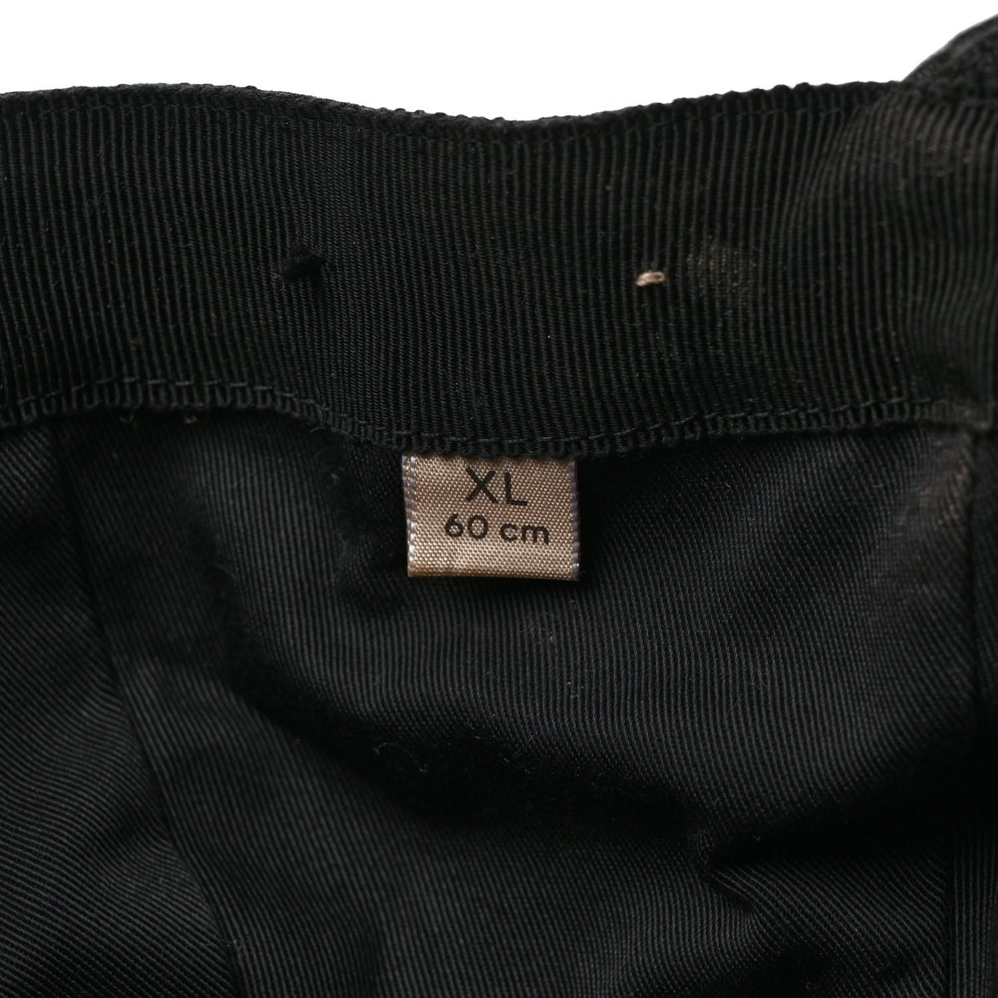 Monogram Web Baseball Hat XL Black