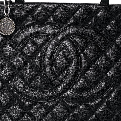 Chanel Caviar Quilted Medallion Tote Black 7 of 14