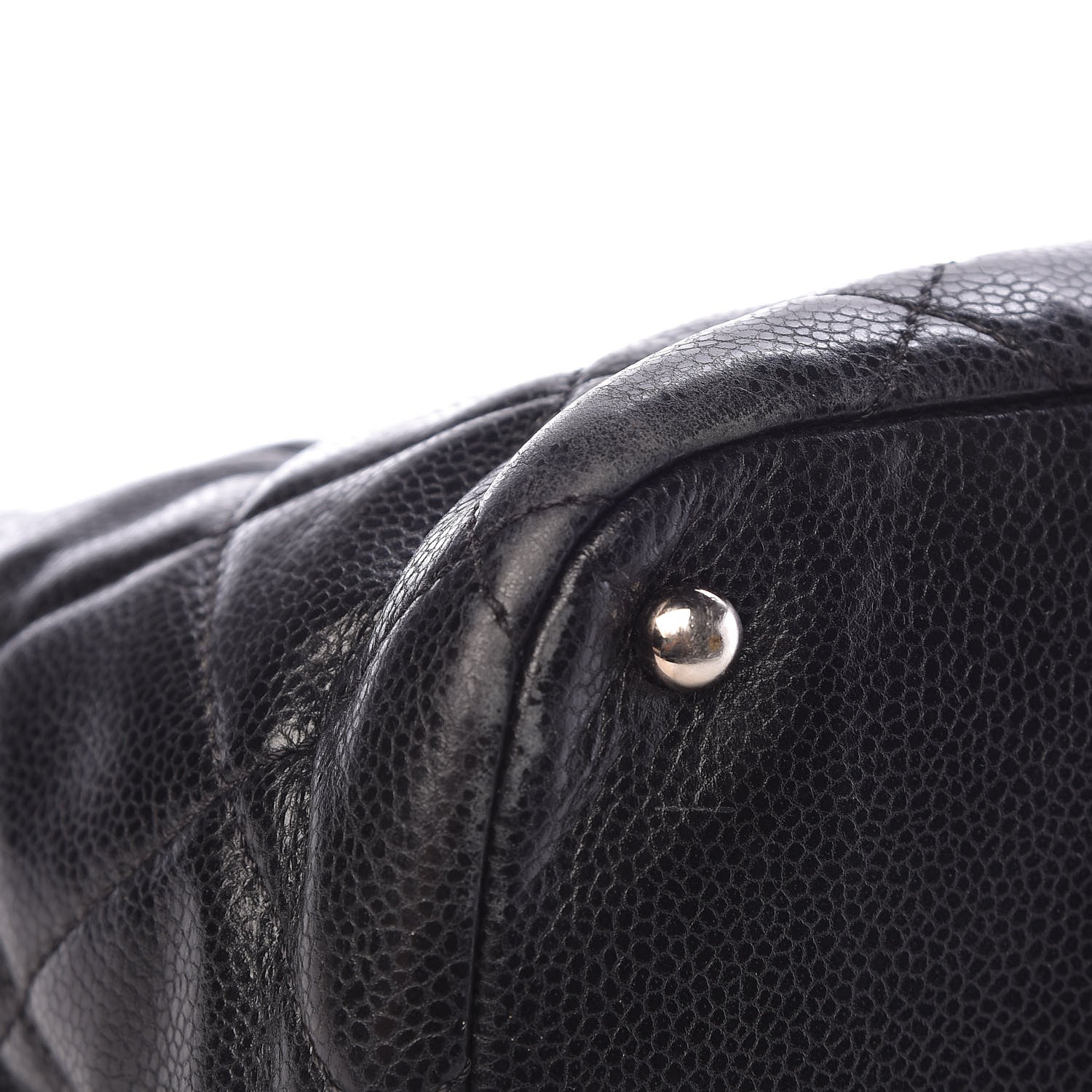 Chanel Caviar Quilted CC Timeless Soft Tote Black 9 of 19