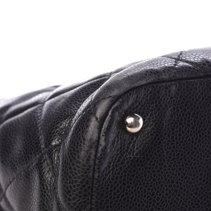 Chanel Caviar Quilted CC Timeless Soft Tote Black 9 of 19