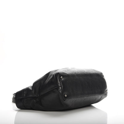 Chanel Goatskin Perforated Large CC Tote Black 4 of 8