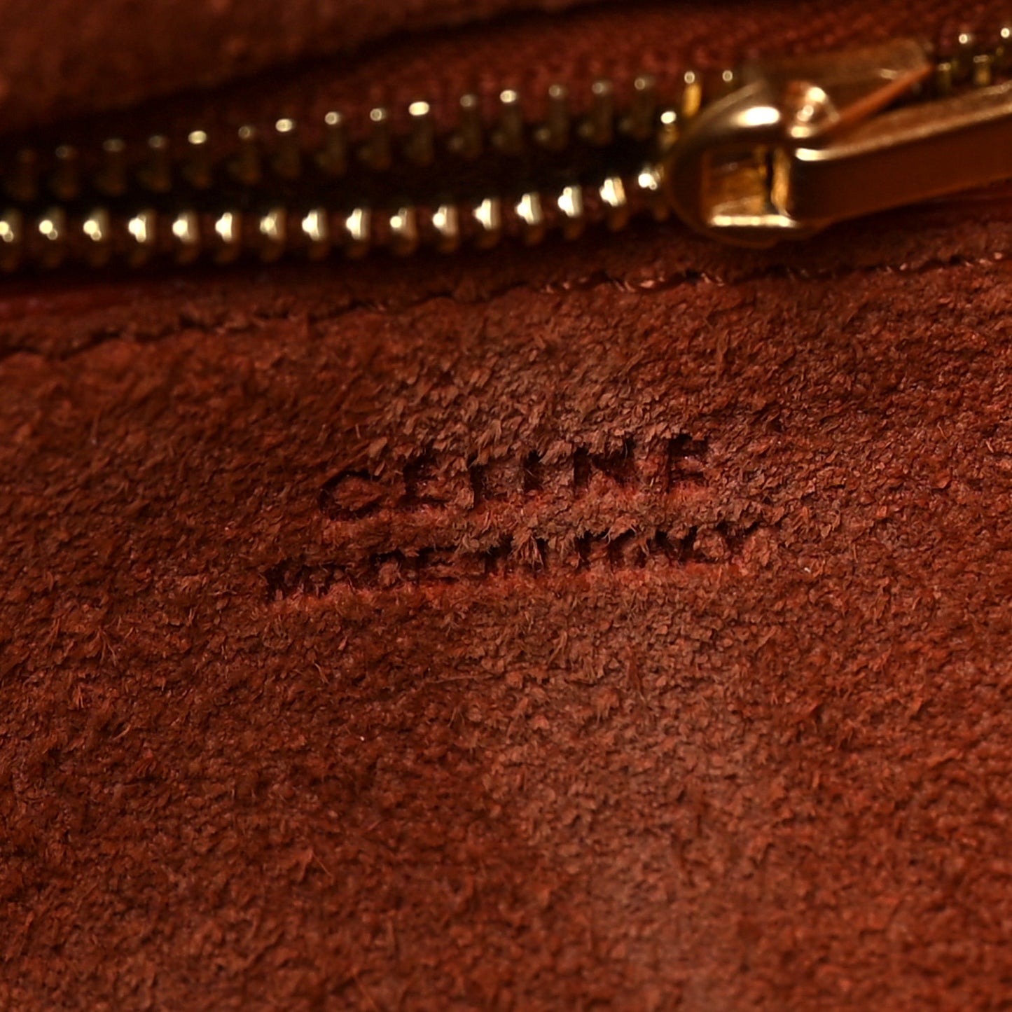 Natural Calfskin Sangle Bucket Bag Terracotta
