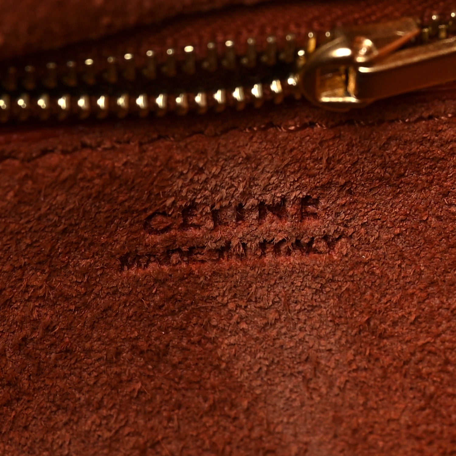 Celine Natural Calfskin Sangle Bucket Bag Terracotta 6 of 10