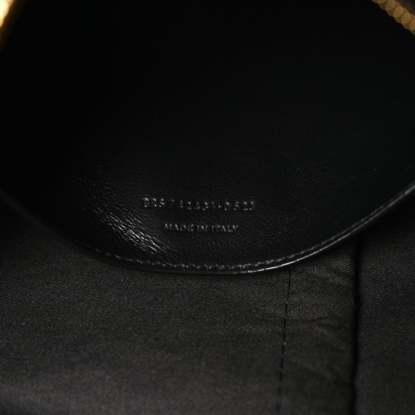 Lambskin Matelasse Monogram Large Jamie 4.3 Tabac Brown
