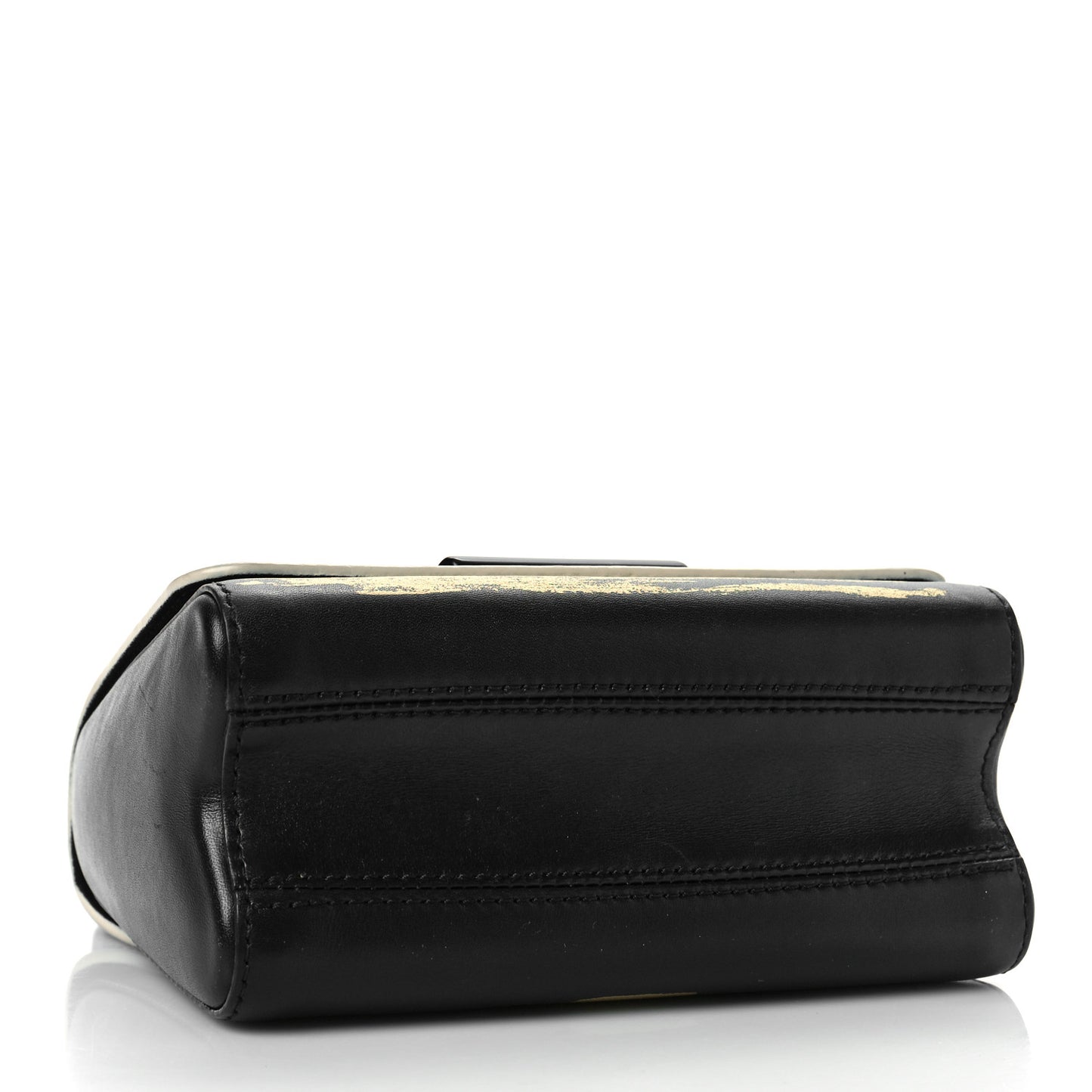 Calfskin Twist Shoulder Bag PM Light Gold