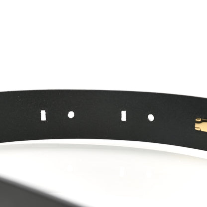 Versace X FENDI Calfskin Fendace Logo Belt 80 32 Black 6 of 6