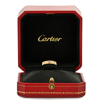 Cartier 18K Yellow Gold 3.5mm LOVE Wedding Band Ring 46 3.75 5 of 5