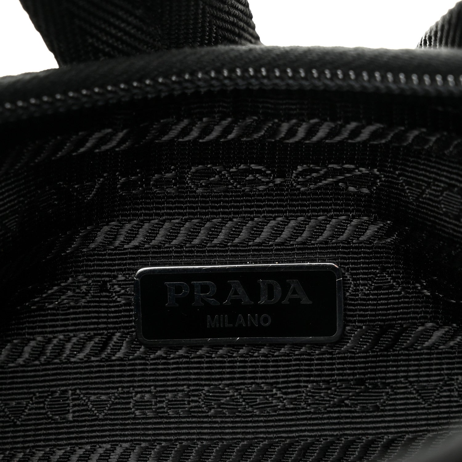 Prada Tessuto Nylon Mini Re-Edition 2000 Bag Black 6 of 10