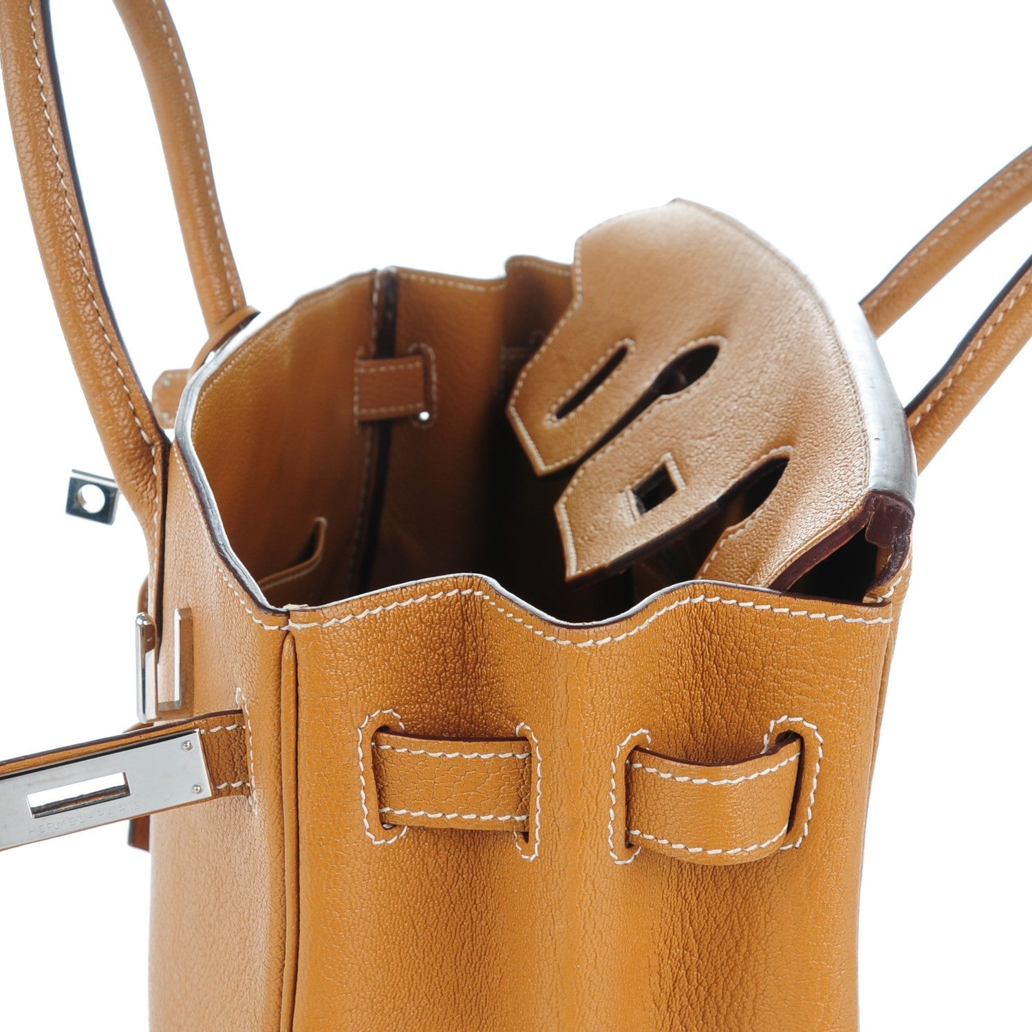 Hermes Chevre De Coromandel HAC Birkin 28 Caramel 14 of 26