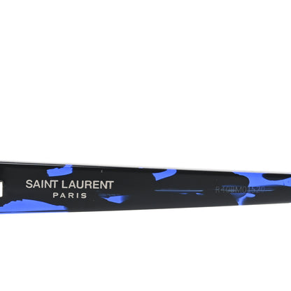 Saint Laurent Acetate Mica Cat Eye Sunglasses SL 276 Black Blue 5 of 8