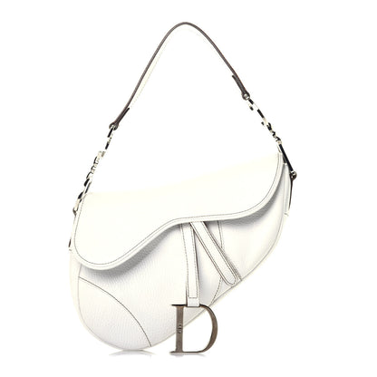 Christian Dior Calfskin Saddle Bag White 1 of 9