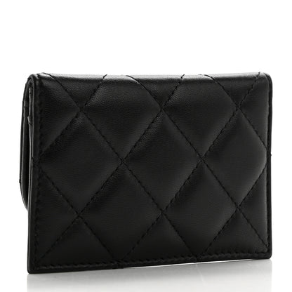 Chanel Lambskin Quilted Flap Waist Bag Insert Black 3 of 7