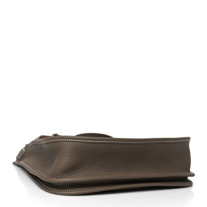 Hermes Taurillon Clemence Evelyne III PM Etoupe 5 of 10