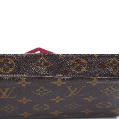 Louis Vuitton Monogram Pochette Felicie Chain Wallet Fuchsia 13 of 17