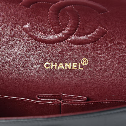 Chanel Lambskin Quilted Medium Double Flap Black 6 of 17