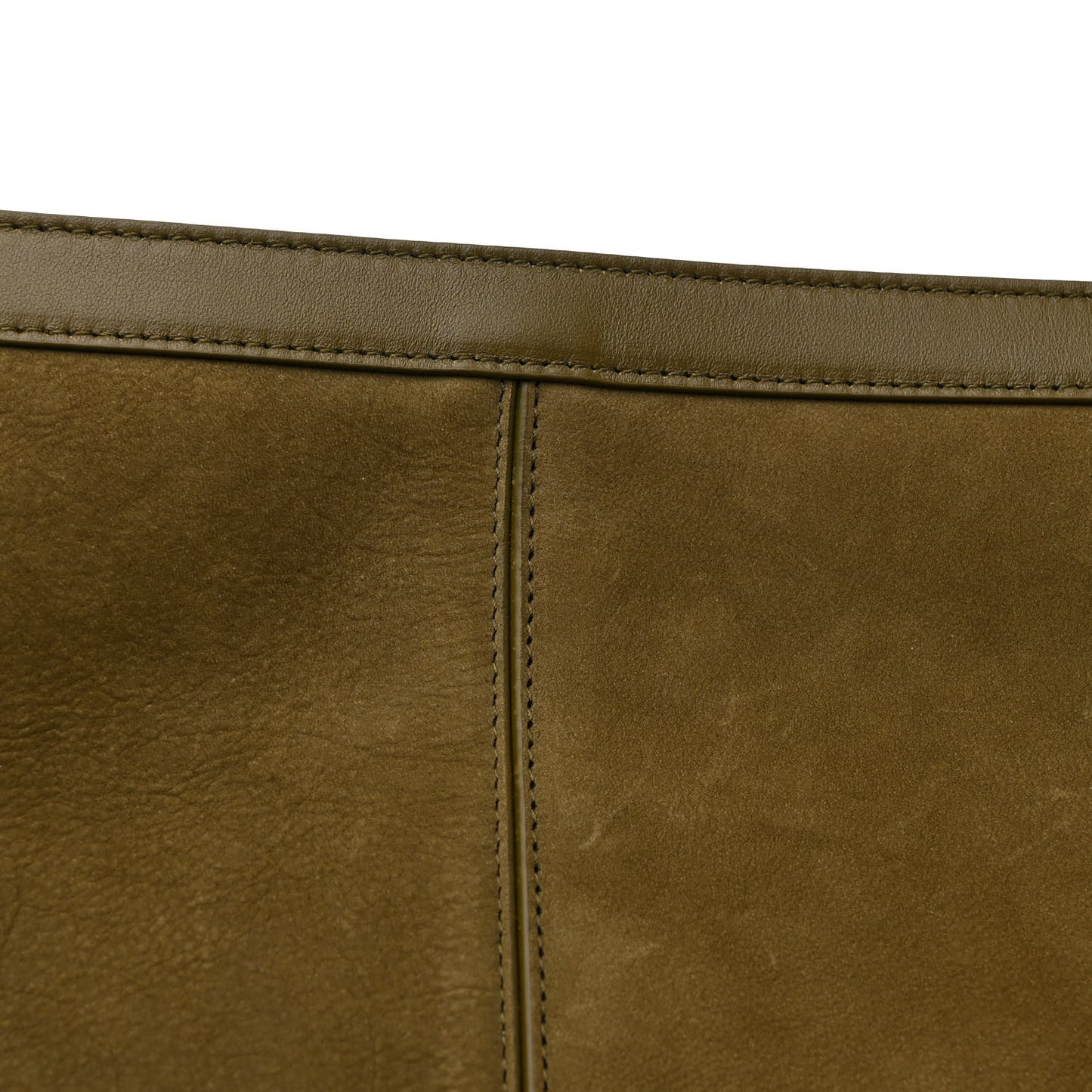 Suede Nappa Intrecciato Large Flip Flap Tote Mud