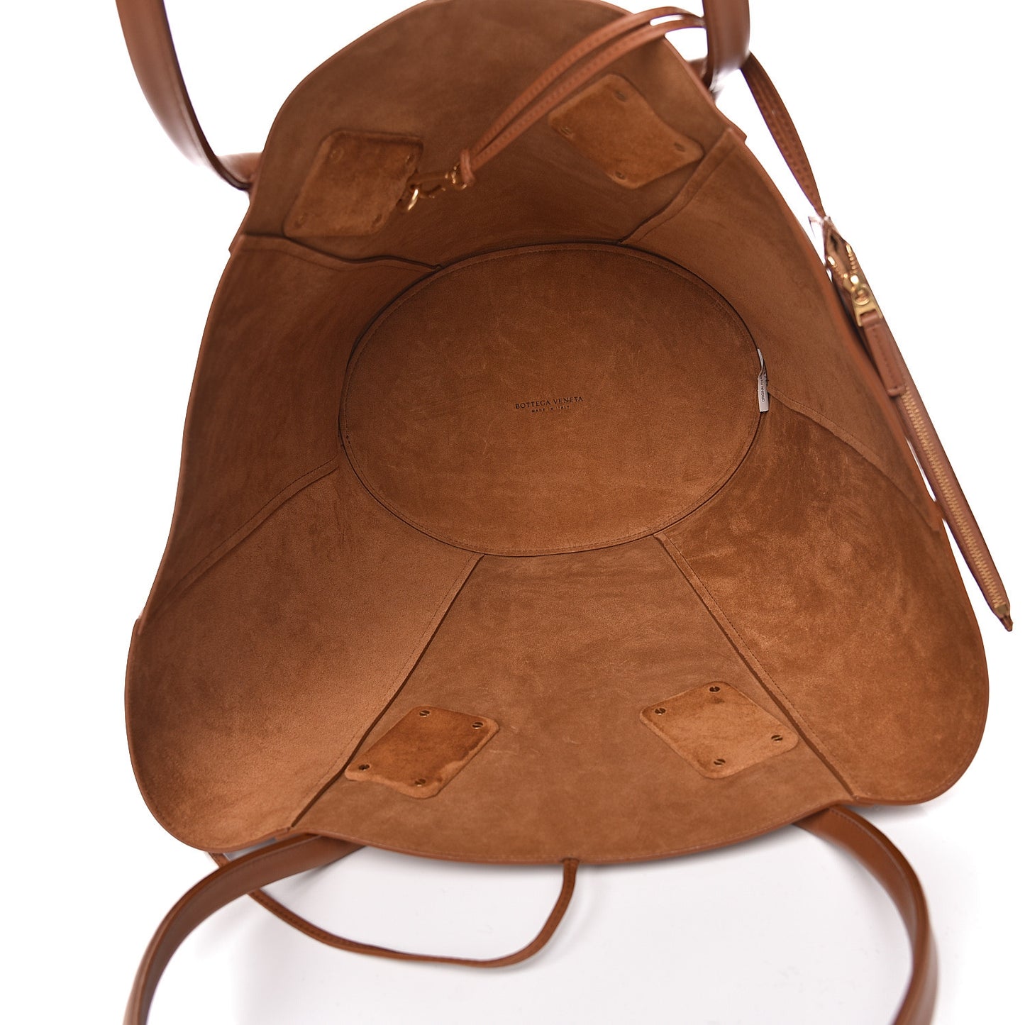 Calfskin Basket Tote Wood