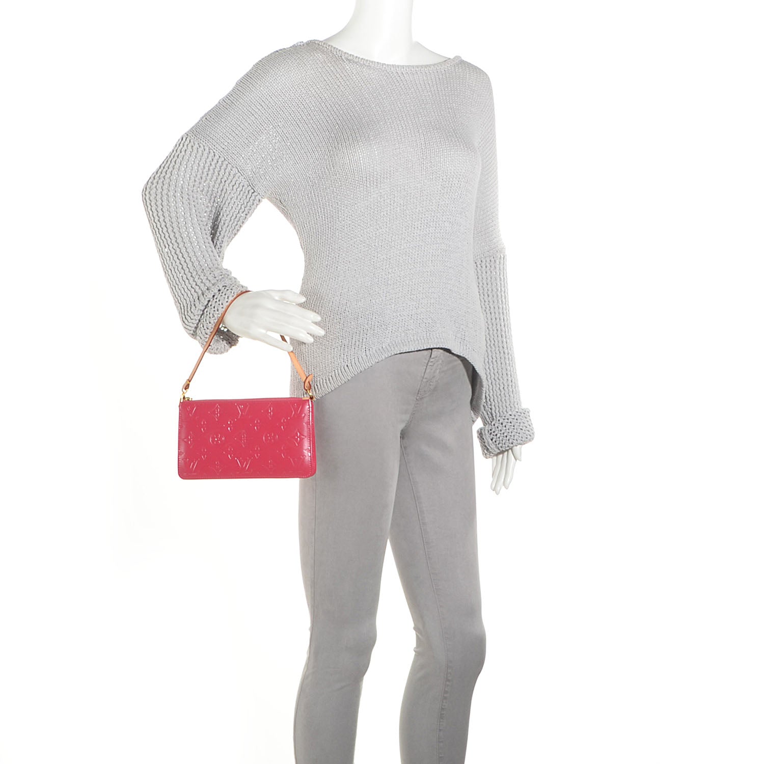 Louis Vuitton Vernis Lexington Pochette Framboise 2 of 7