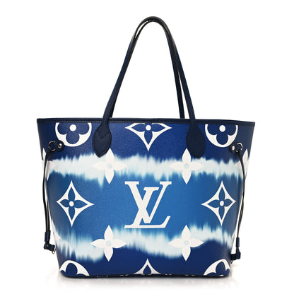Louis Vuitton Monogram Escale Neverfull MM Blue 1 of 11