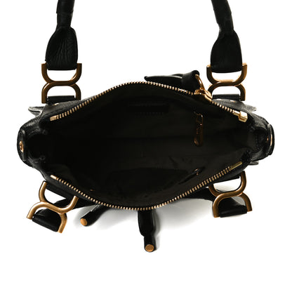 Chloe Calfskin Small Marcie Satchel Black 5 of 14