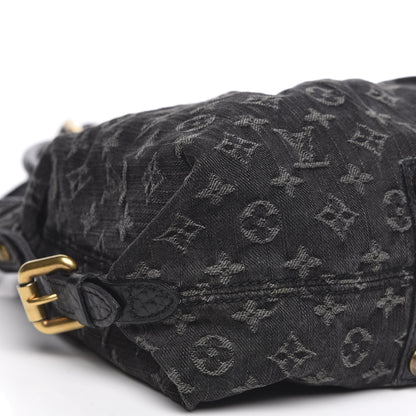 Louis Vuitton Denim Neo Cabby MM Black 8 of 10