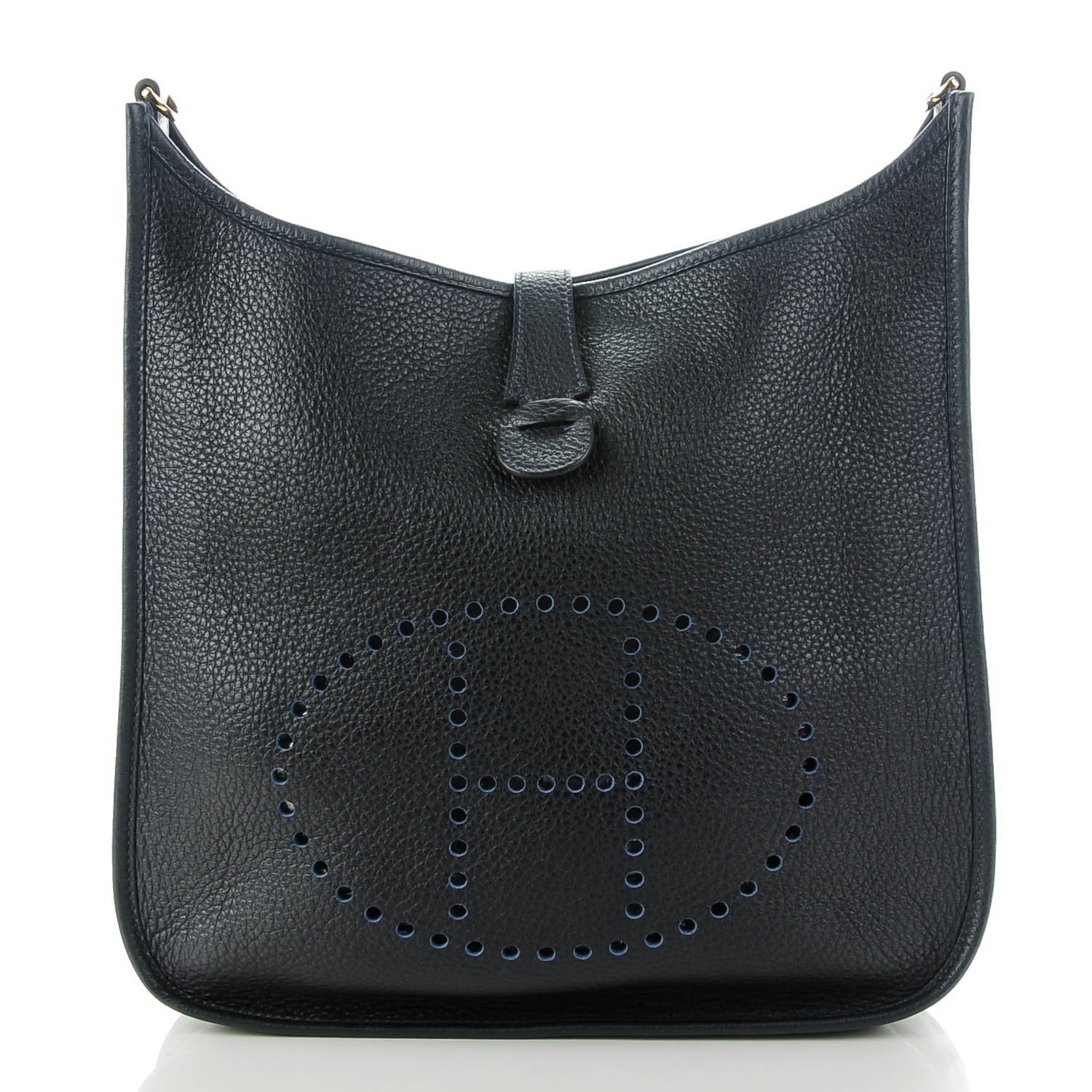 Hermes Taurillon Clemence Evelyne III GM Bleu Abysse 1 of 11