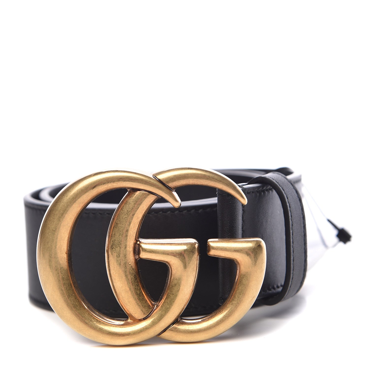 Gucci Calfskin Double G 40mm Belt 80 32 Black 1 of 6