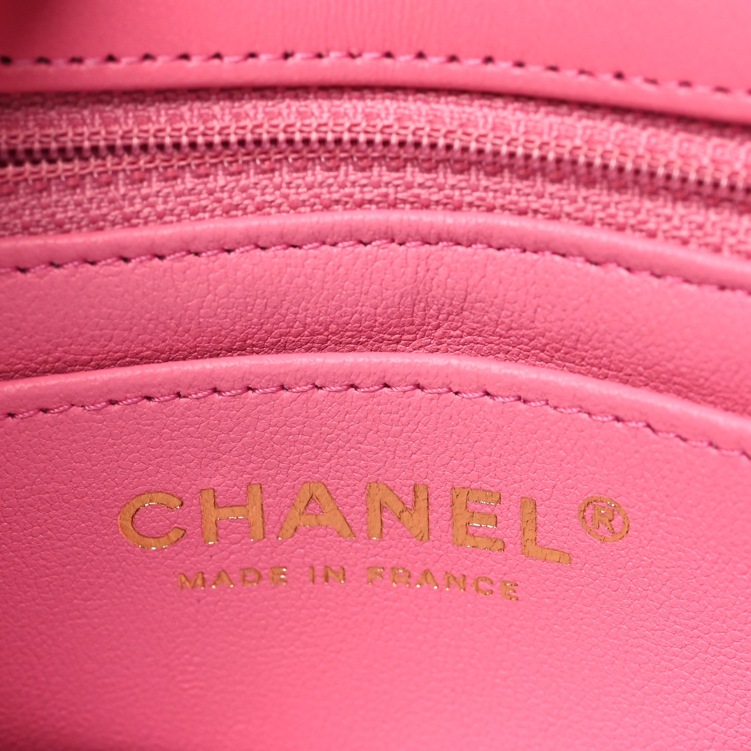 Chanel Tweed Quilted Mini Rectangular Flap Pink Orange White 6 of 12