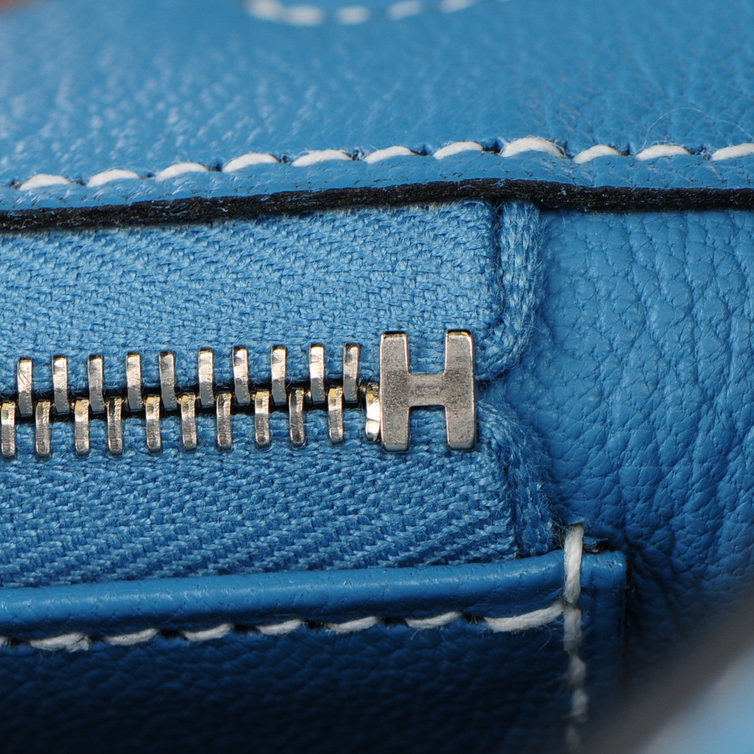 Hermes Togo Birkin 35 Blue Jean 16 of 24