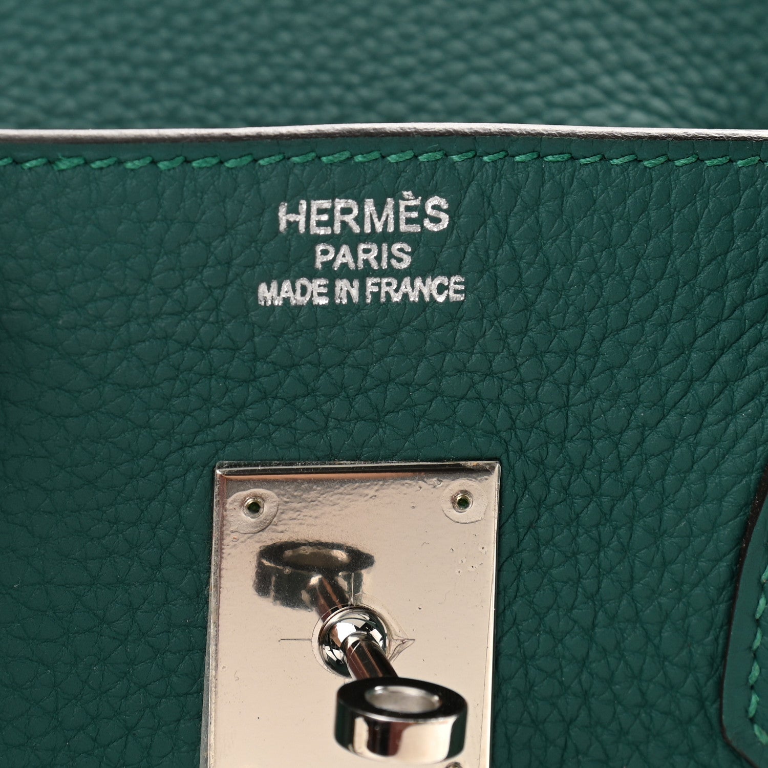 Hermes Togo Birkin 35 Malachite 6 of 9