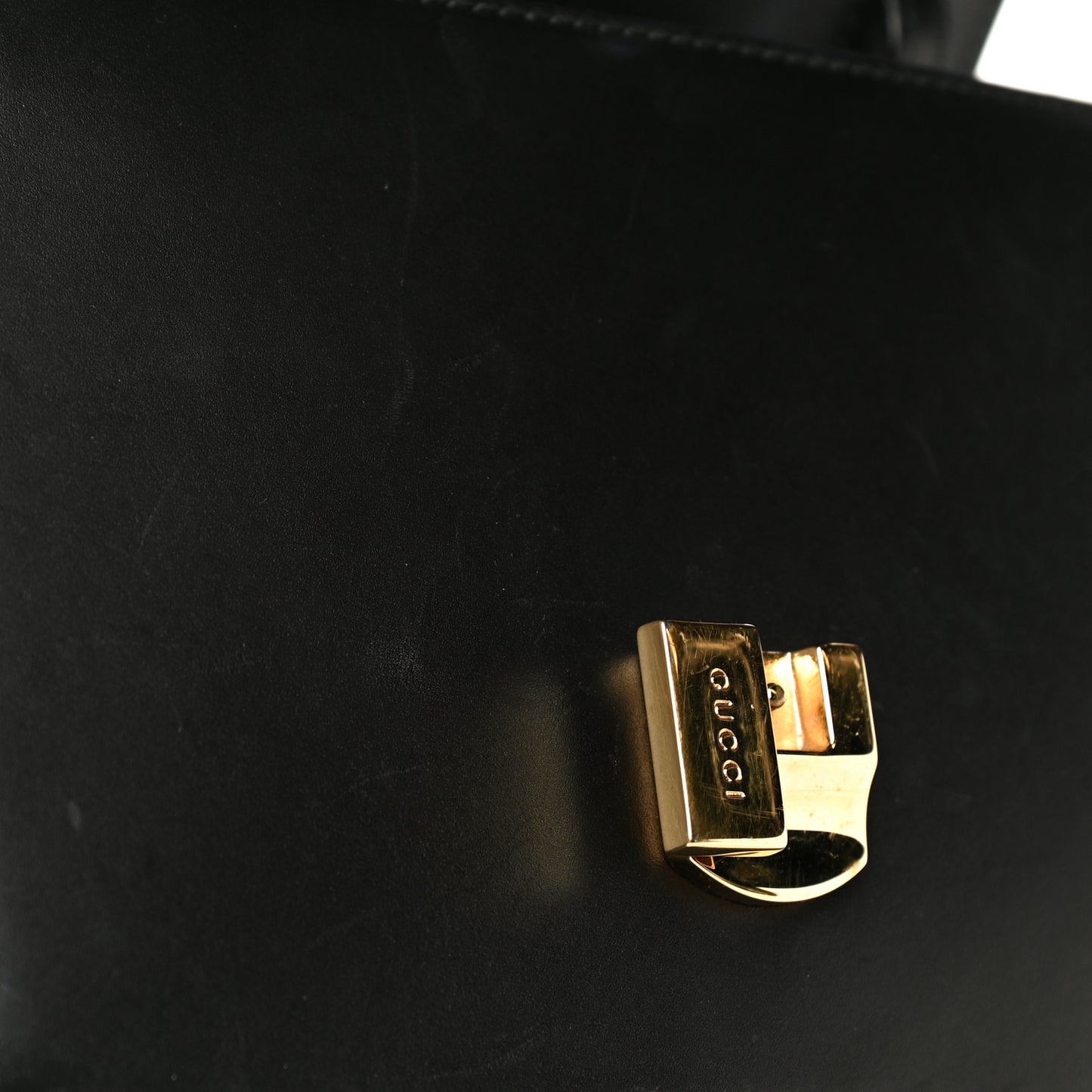 Calfskin Mini Sylvie Top Handle Bag Black