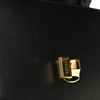 Gucci Calfskin Mini Sylvie Top Handle Bag Black 9 of 21