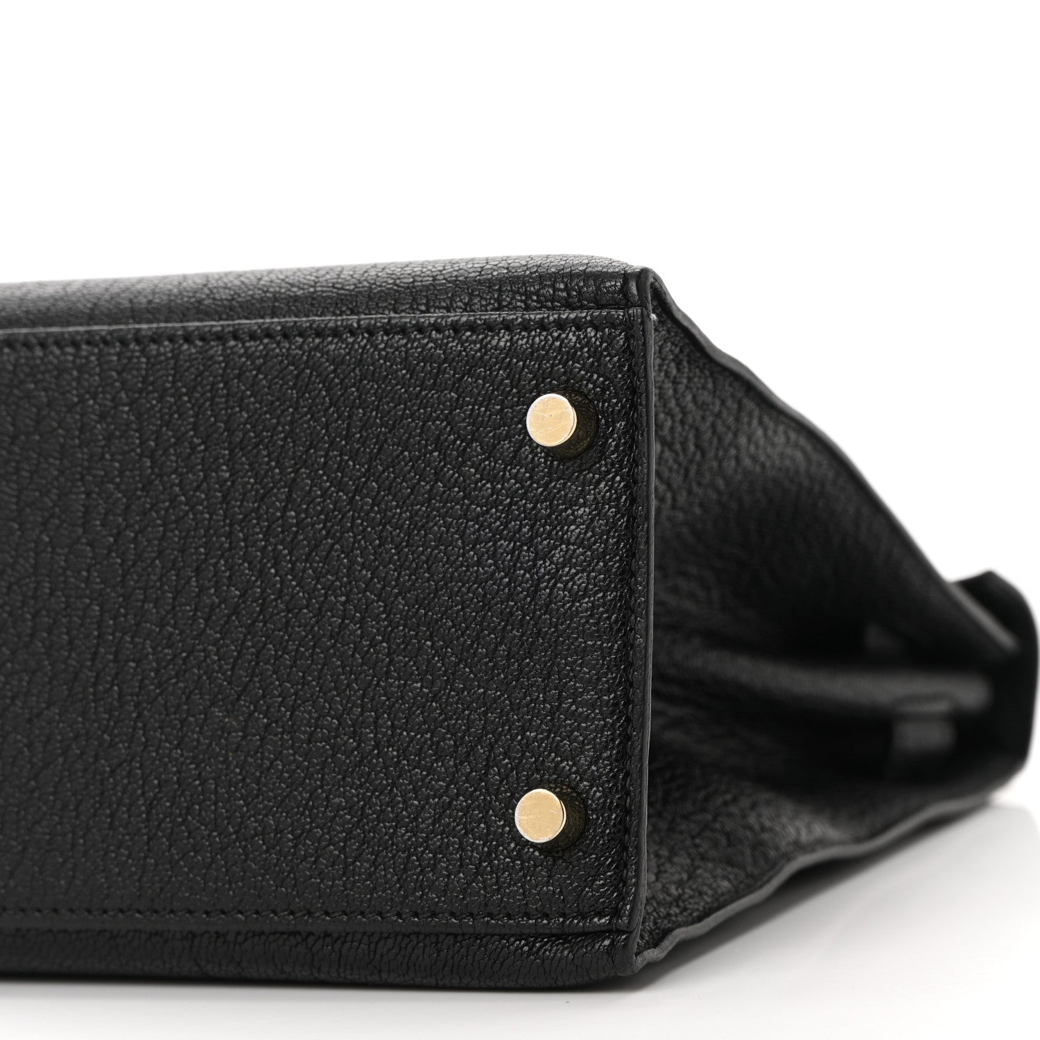 Hermes Chevre De Coromandel Kelly Sellier 28 Black 10 of 10