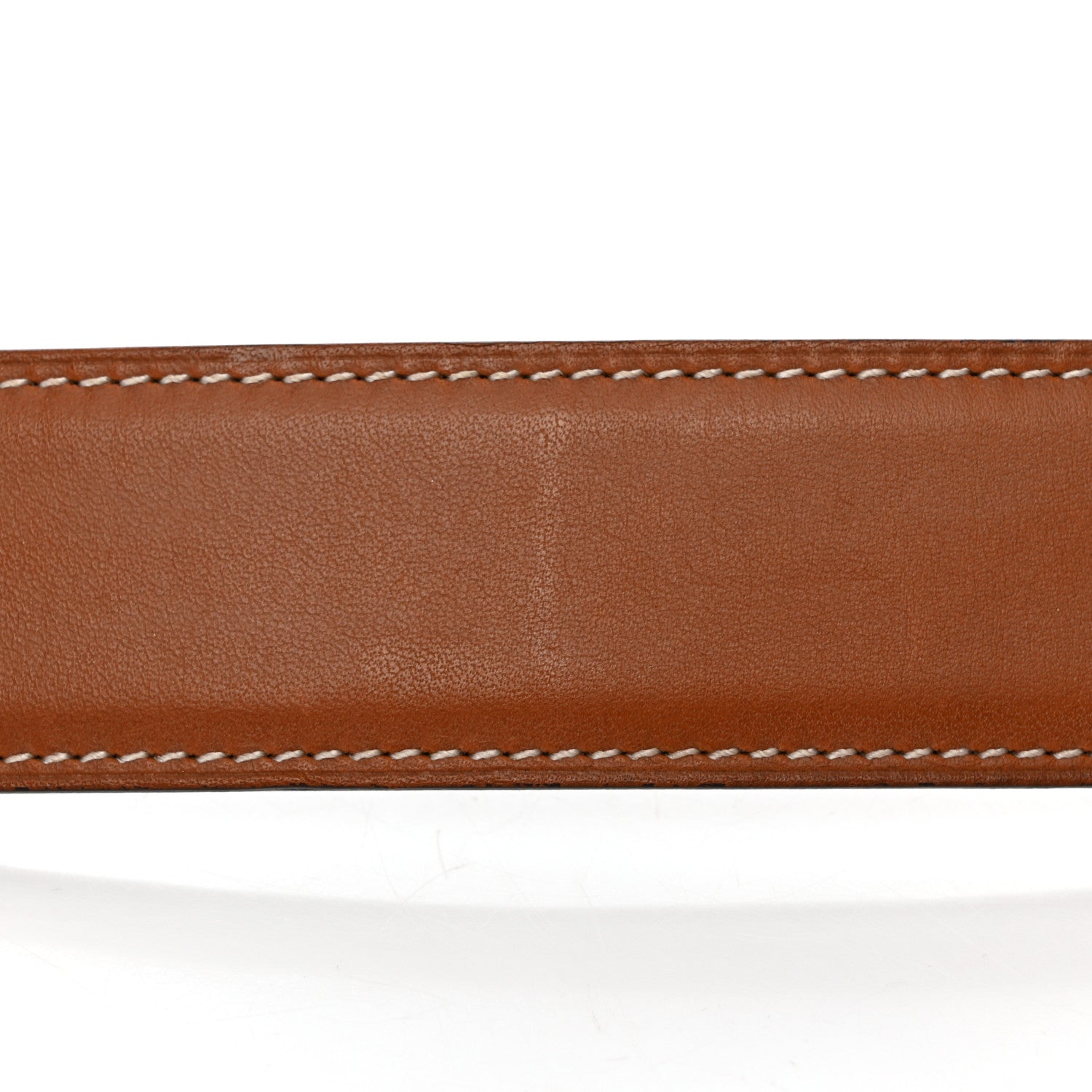 Hermes Barenia Chamonix 32mm H Belt 75 Fauve Black 9 of 10