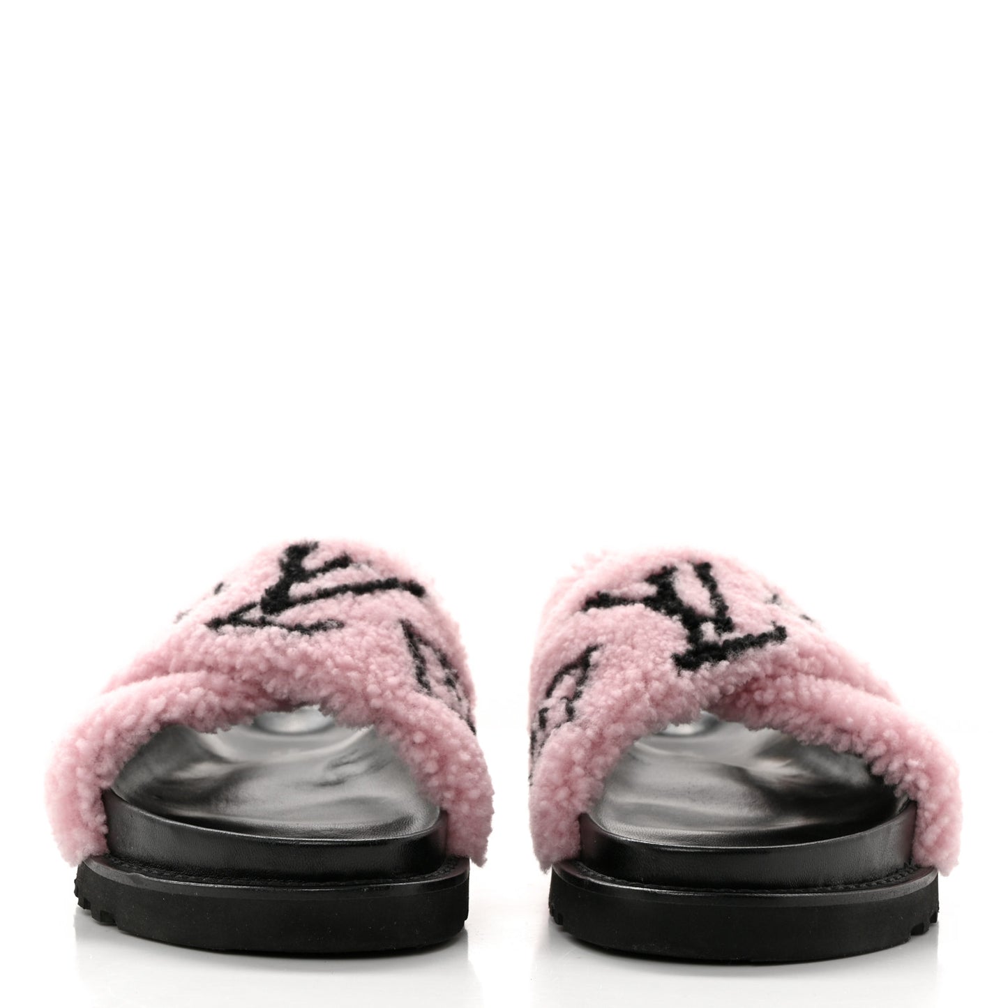 Shearling Paseo Sandals 41 Pink
