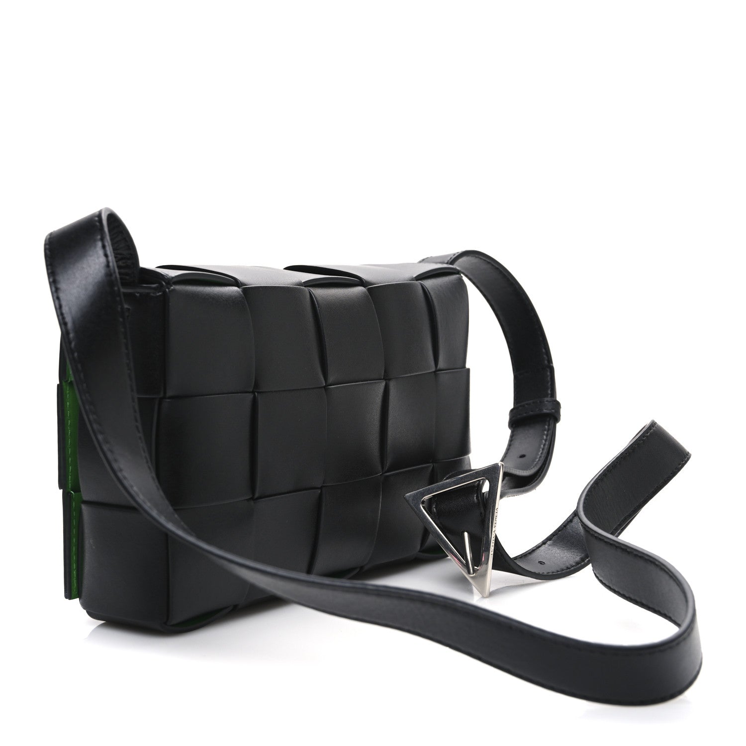 Bottega Veneta Nappa Maxi Intreccio Cassette Bag Black Avocado 3 of 11
