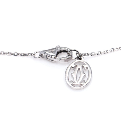 Cartier 18K White Gold Diamond Symbols Cross Pendant Necklace 3 of 6