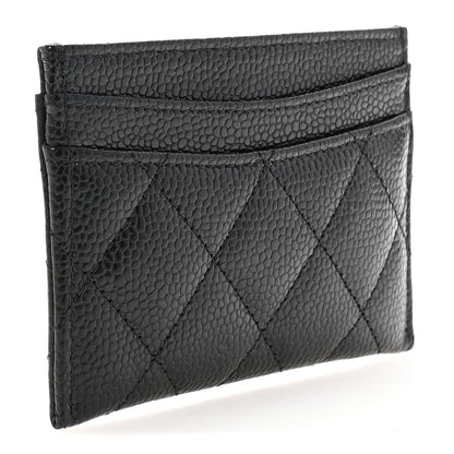 Chanel Caviar Quilted Card Holder Black 3 of 9